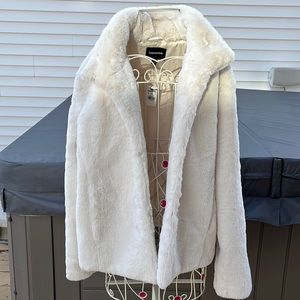 Express faux fur jacket new with tags